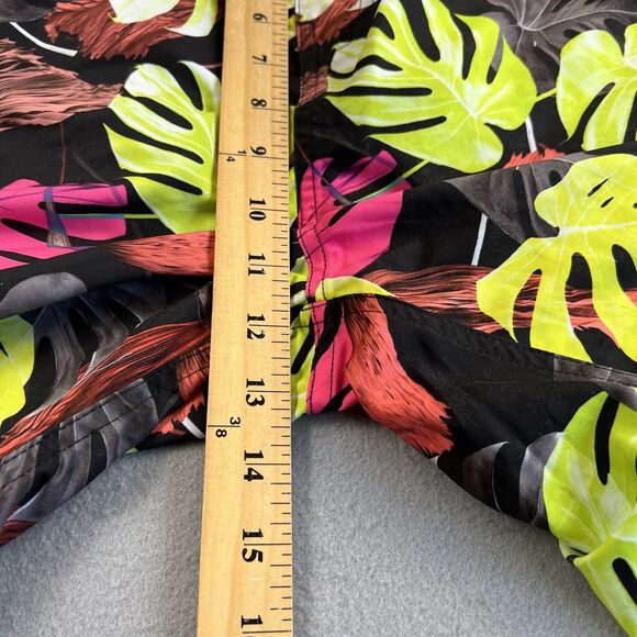Saturdays NYC Timothy Hyper Monstera Print 7” Inseam Swim Short Men’s Size XL - Picture 8 of 16
